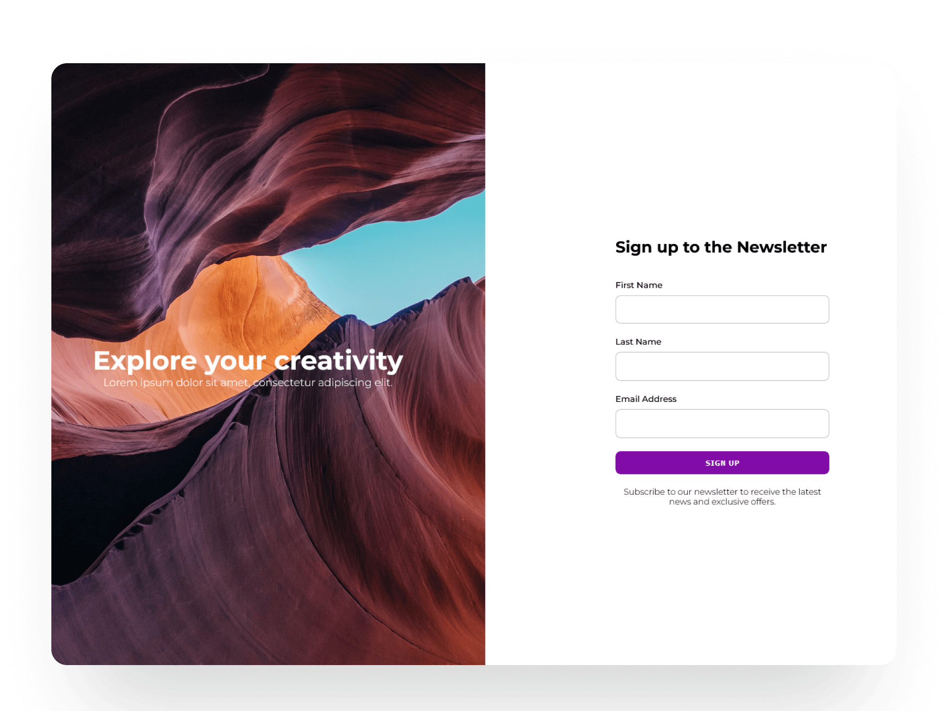 Newsletter Signup